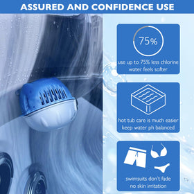 WOKSAVER hot tub cartridge enables automatic water care with less maintenance