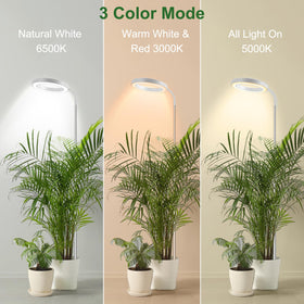 wolezek Grow Light features 80 LEDs for bright full-spectrum coverage