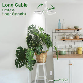 wolezek Grow Light height adjustable design fits tall and short setups