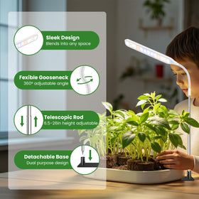 Wolezek grow light auto timer simplifies daily care