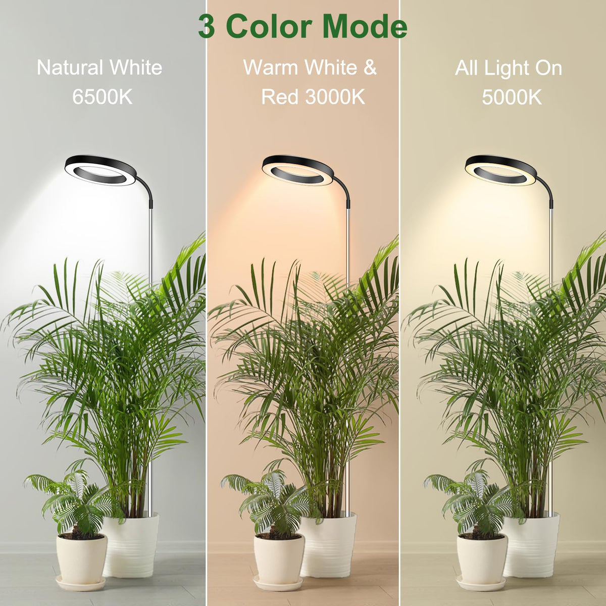 Wolezek Grow Lights use 80 LEDs for bright, efficient indoor plant growth.