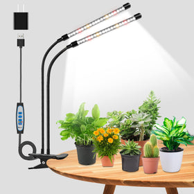 wolezek Grow Lights clip attachment provides secure plant lighting setup