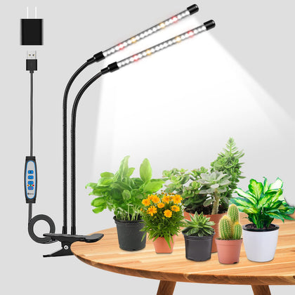 wolezek Grow Lights clip attachment provides secure plant lighting setup