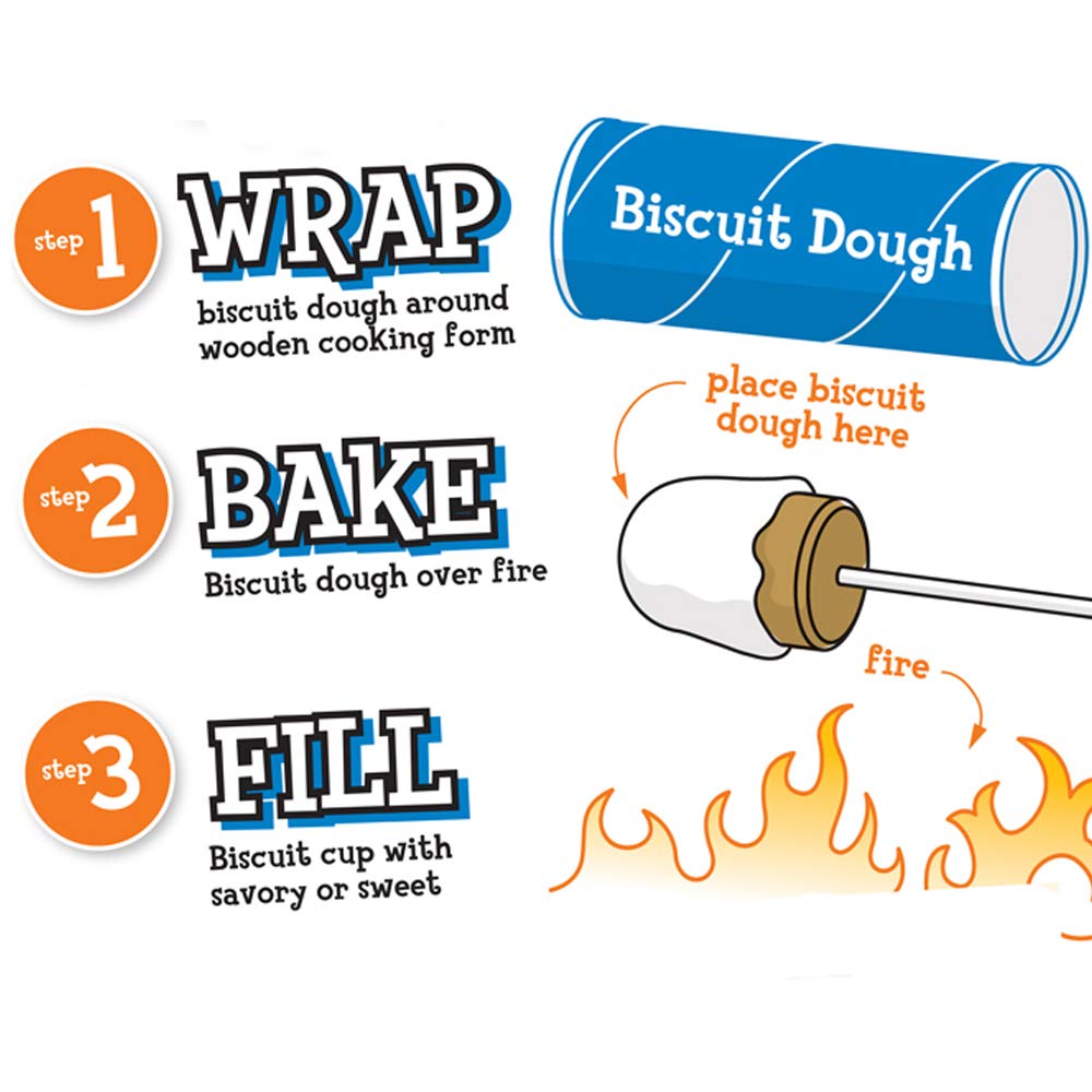 Wolf'em campfire pie attachment helps create golden, delicious treats