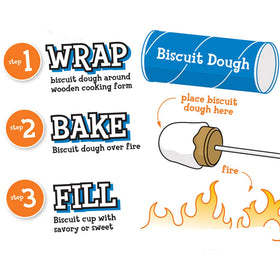 Wolf'em campfire pie attachment helps create golden, delicious treats