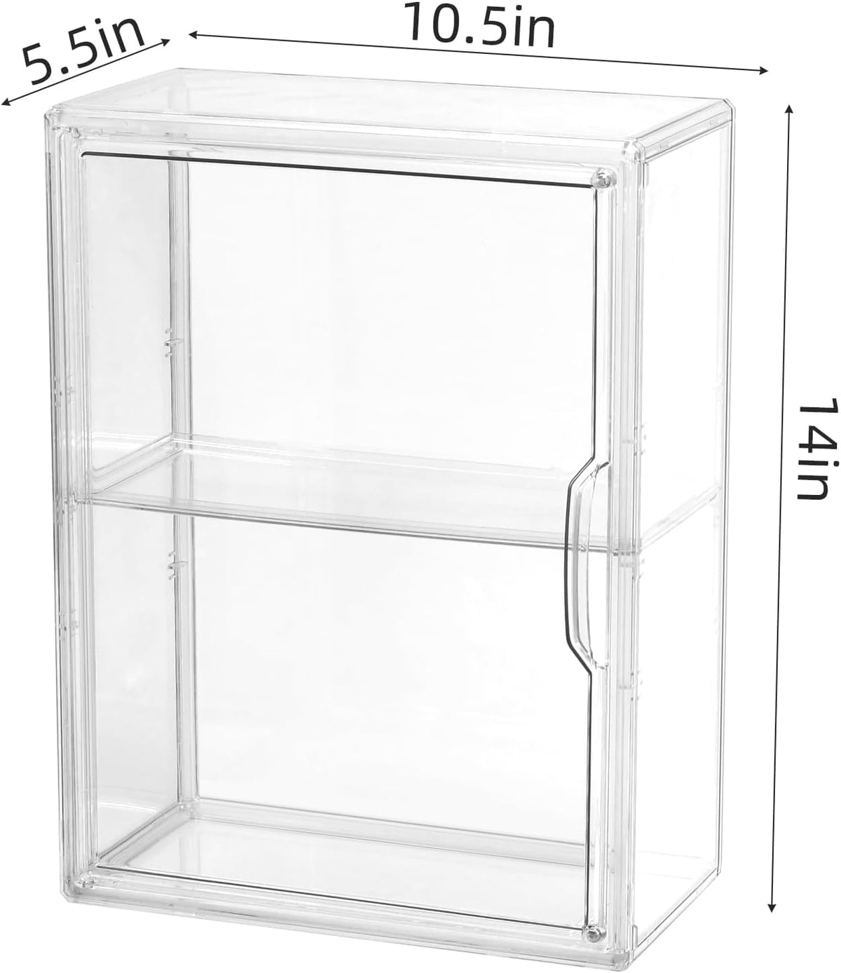 Wollibao mini greenhouse compact 14x5.5 inches fits narrow spaces.