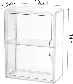 Wollibao mini greenhouse compact 14x5.5 inches fits narrow spaces.