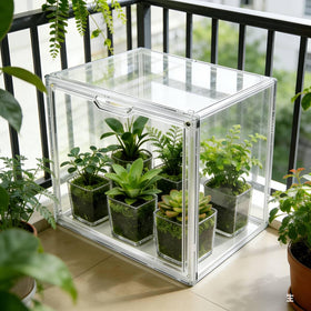 Wollibao greenhouse with horizontal and vertical placement options for flexible seedling setups