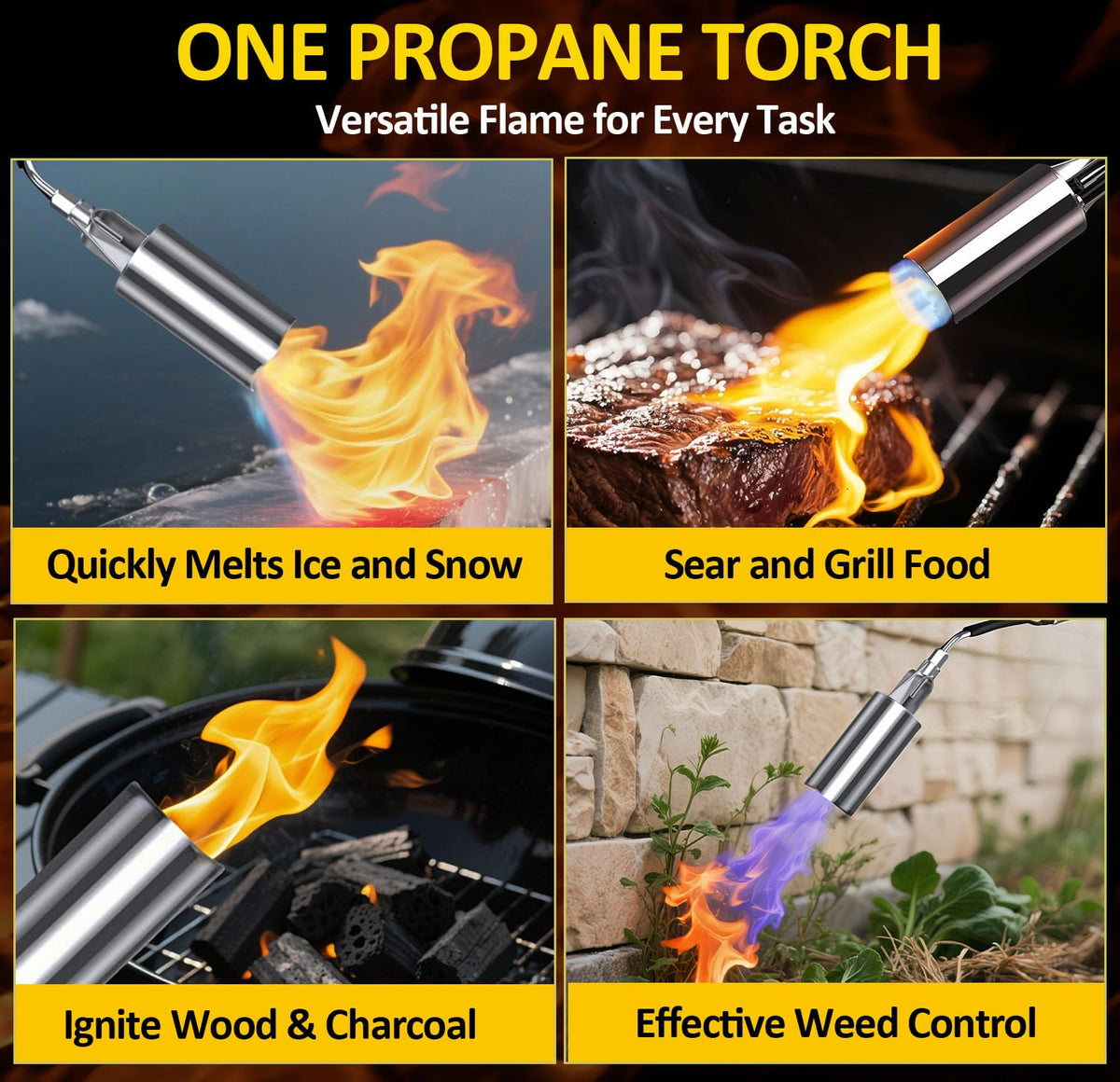 WOLOGO 10-foot hose provides flexible reach and safer distance.
