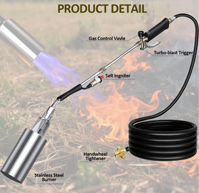 WOLOGO heavy-duty design supports asphalt melting and stump removal tasks.