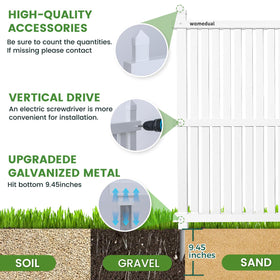 WOMEDUAL durable vinyl panels withstand weather for long-lasting use.