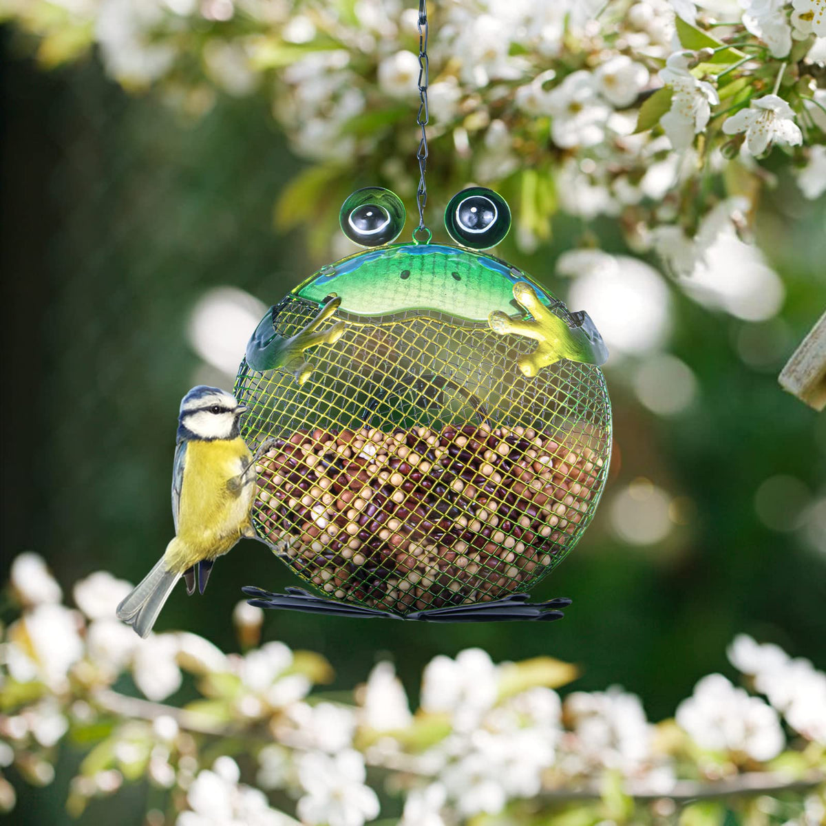 Wonder Garden outdoor decor creates a lively bird-watching focal point