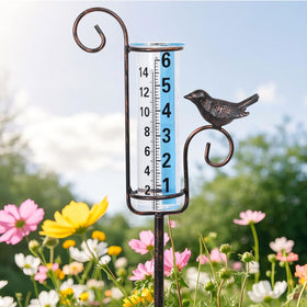 WONDER GARDEN 25.4-inch tall gauge stays visible over plants