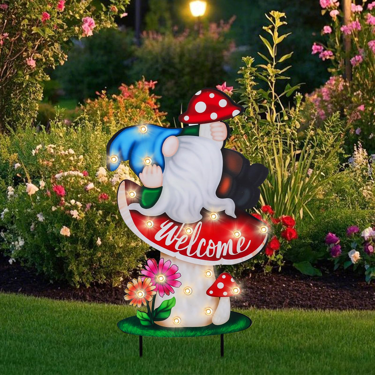 Wonder Garden spring decor adds festive charm to your porch.