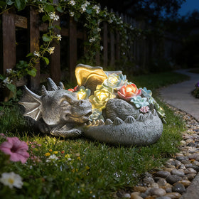 Wonder Garden succulent-friendly dragon garden ornament for patios