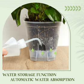 Wonderjune pot highlighting deep water reservoir for extended moisture