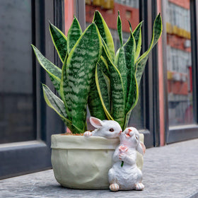 WONDHOME animal-shaped cartoon planter adds charm to desks or shelves.