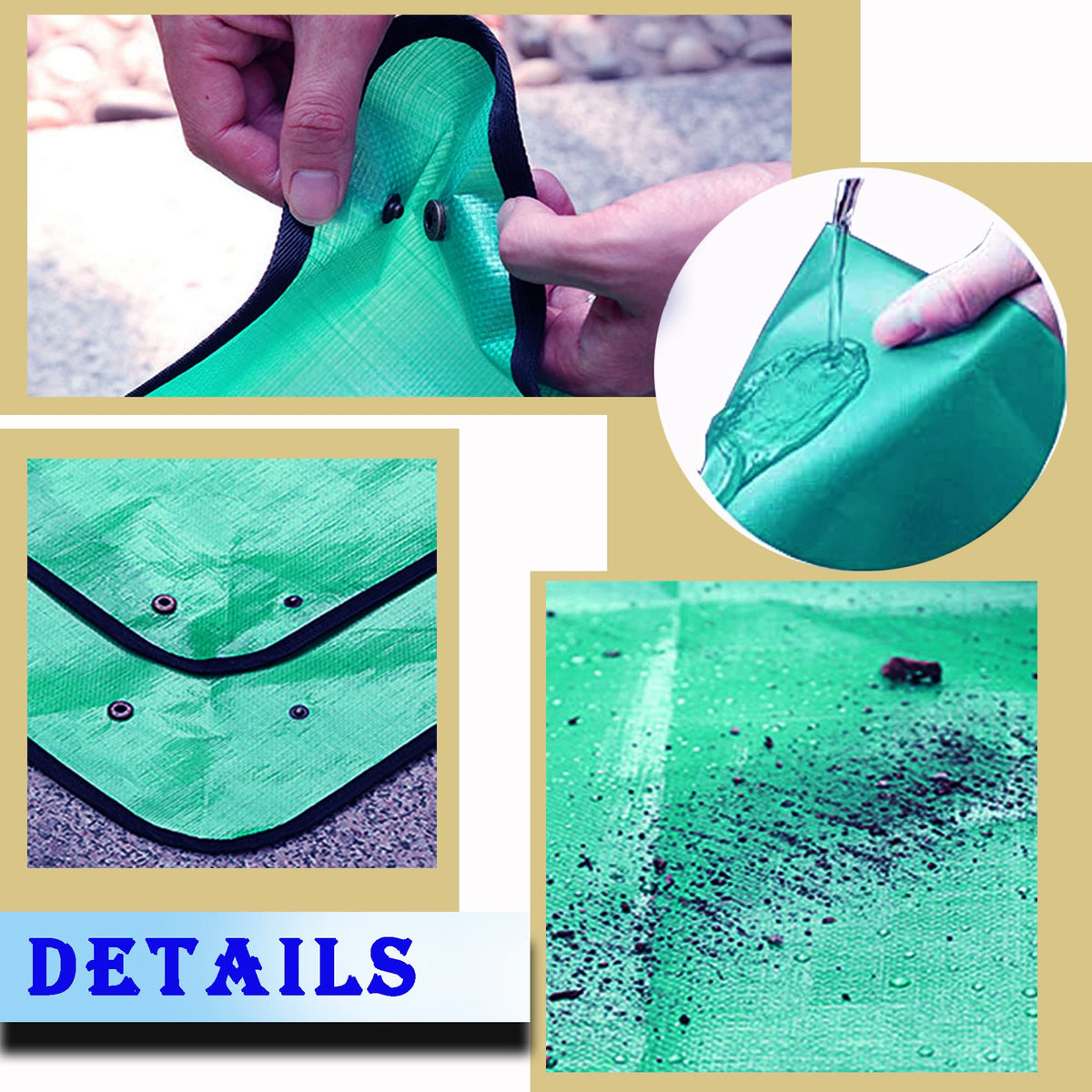 WondMall easy clean material after gardening tasks