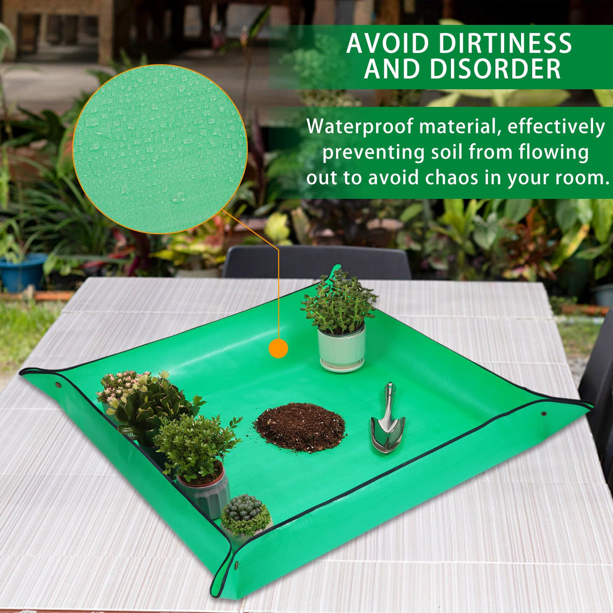 WondMall easy-clean roll-up design stores compactly after use