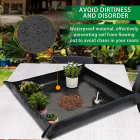 WondMall repotting mat made of waterproof Oxford cloth and PVC backing