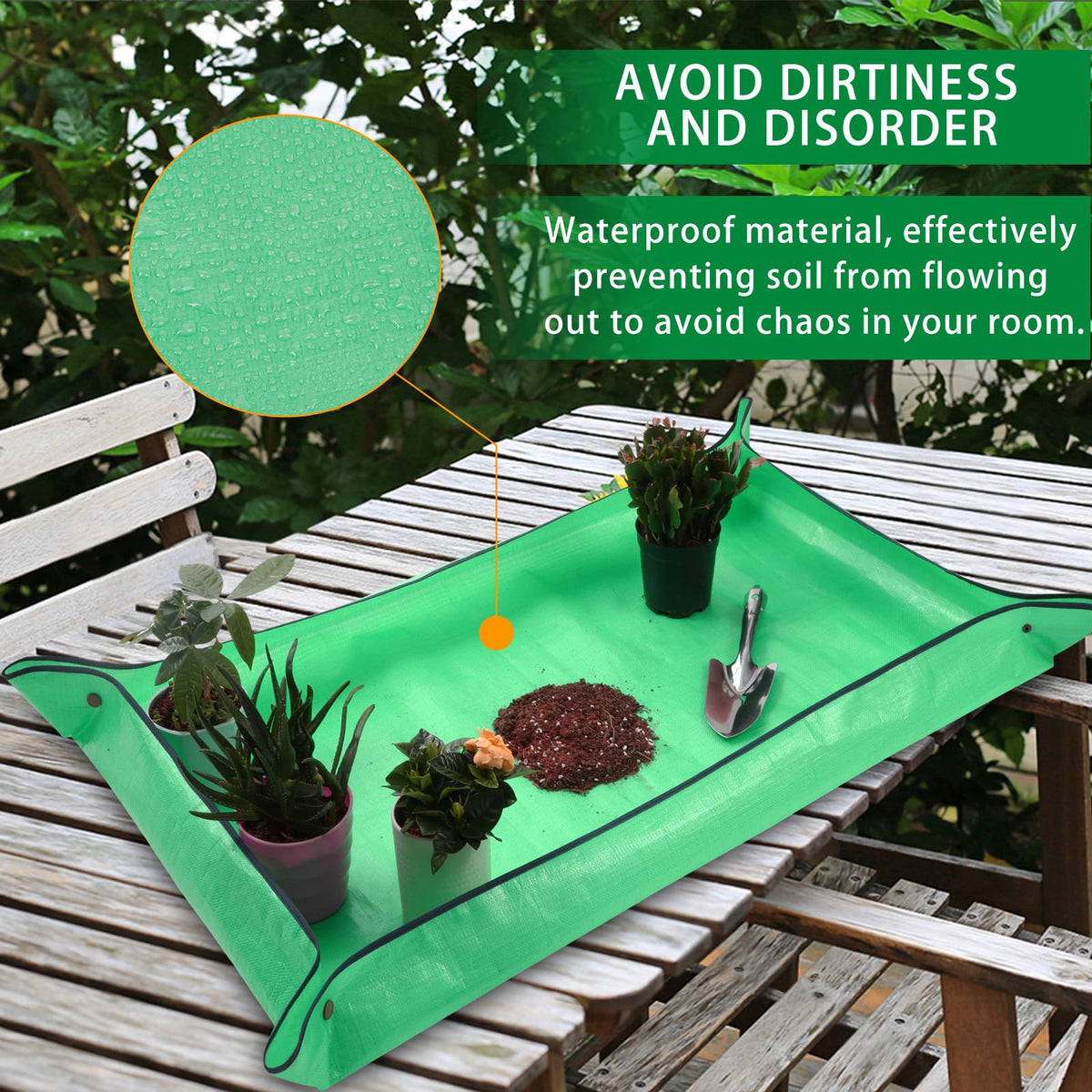 WondMall reusable durable gardening mat for long-term use