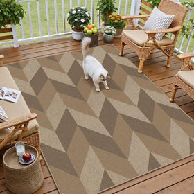 WondRg 3x5 Easy Jute Outdoor Rug for outdoor and entryway use