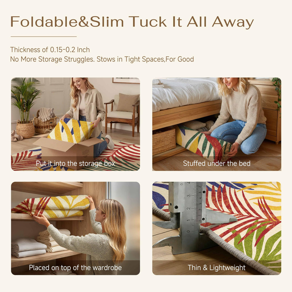 WondRg foldable packaging unrolls cleanly with minimal creases.