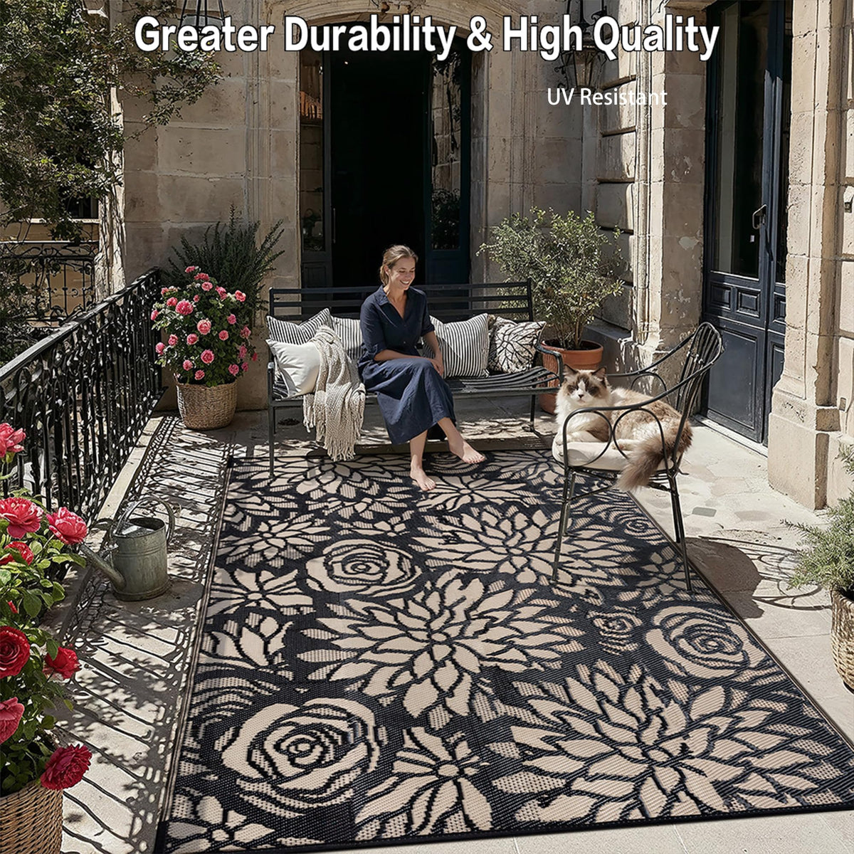 WondRg easy-clean surface ideal for quick sweep or rinse after gatherings.