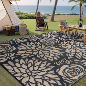 WondRg folded portable rug ready for travel and storage.