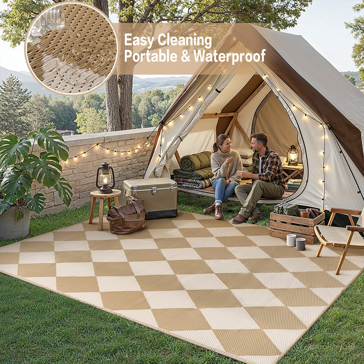 WondRg eco friendly rug made from recycled polypropylene