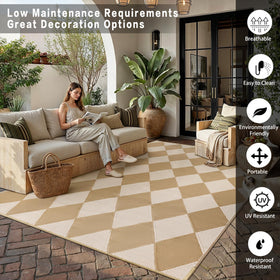 WondRg lightweight foldable rug easy to carry for camping or travel