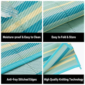 WondRg RV camping outdoor mat for versatile outdoor living