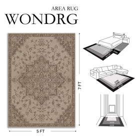 WondRg Washable rug, machine-washable for easy deep cleaning.