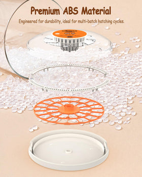 WONEGG incubator removable-parts simplify cleaning and maintenance
