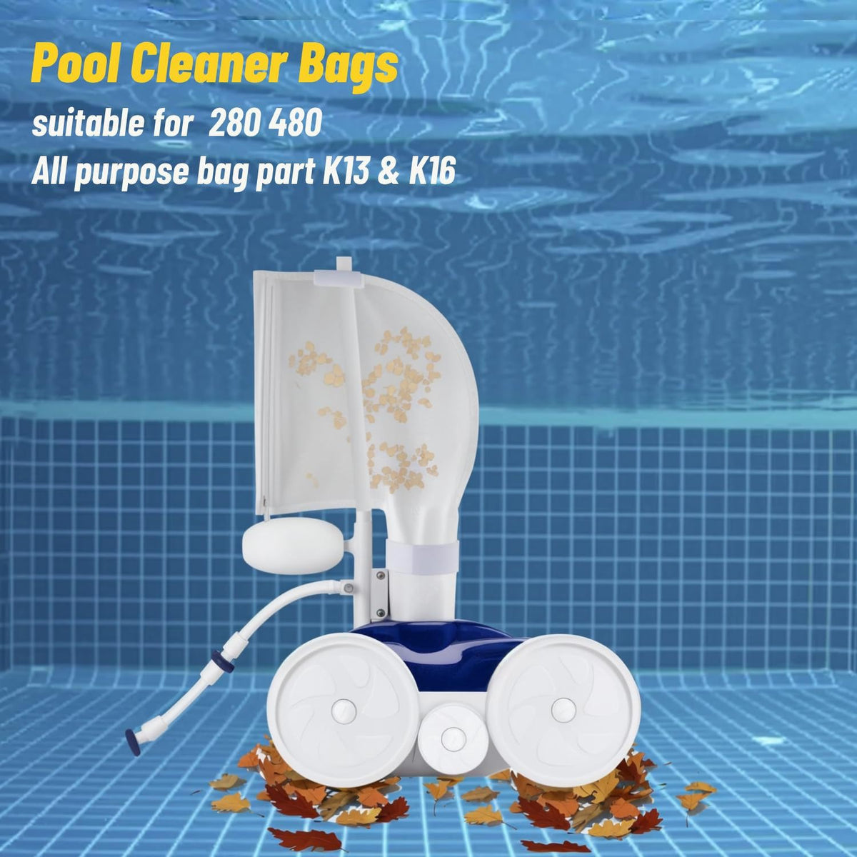 WONEWTH bag shows hook and loop strap for secure hose attachment