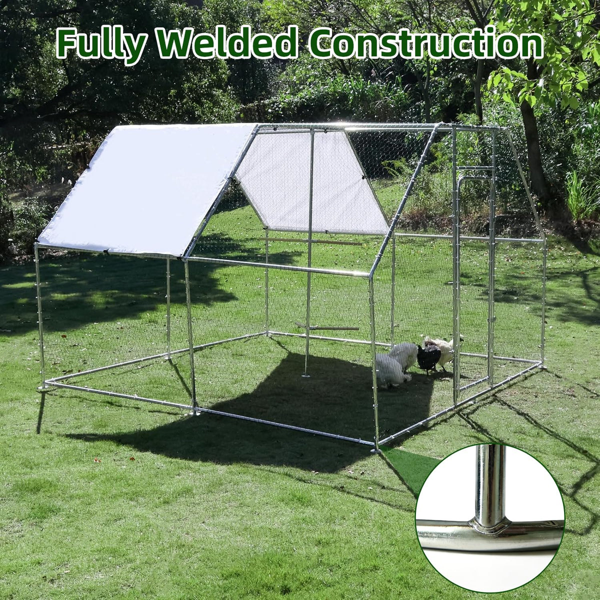 Wonline roof cover protects from sun and rain.