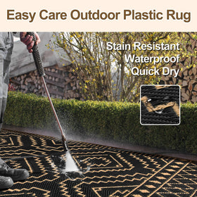 Wonnitar 8x10 rug is lightweight and easy to carry on trips.