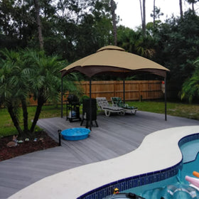 Wonwon gazebo top cover only ships for straightforward replacement