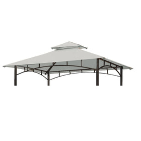 Wonwon grill gazebo canopy 5x8 front view provides shade for outdoor cooking.