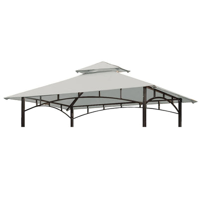 Wonwon grill gazebo canopy 5x8 front view provides shade for outdoor cooking.