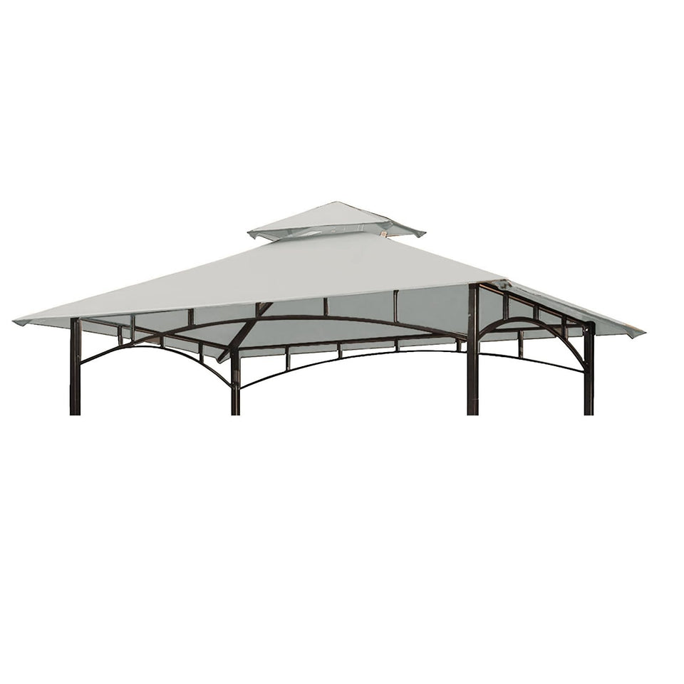 Wonwon grill gazebo canopy 5x8 front view provides shade for outdoor cooking.