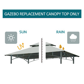 Wonwon water-repellent finish protects during light rain while grilling.