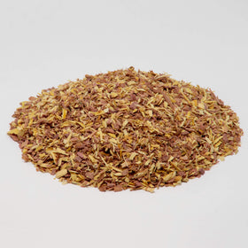 Wood Smith USA cedar chips used as dog bedding with natural scent.