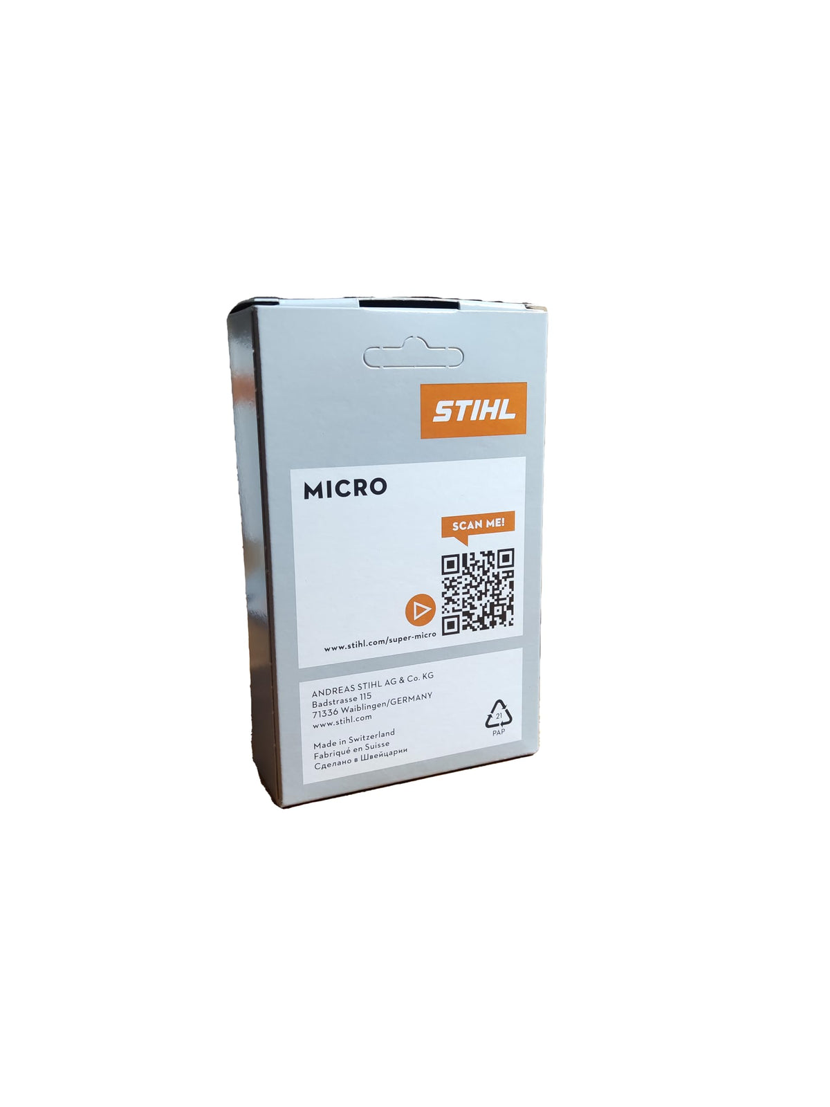 WoodlandPRO Stihl 12-inch chain loop drive links detail supports precise, smooth cutting