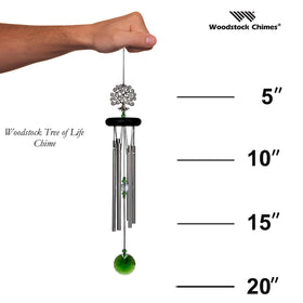 Woodstock Chimes ash wood black finish stands up to weather in outdoor spaces
