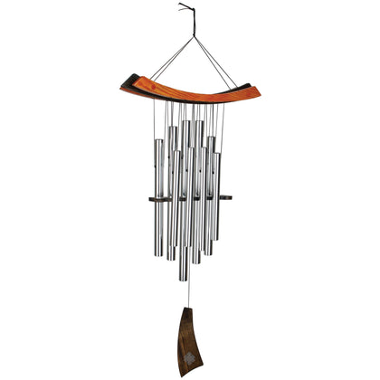 Woodstock Chimes top in ash wood showcases durable garden decor.