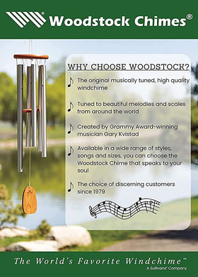 Woodstock Chimes Neptune front porch decor adds elegant, long-lasting outdoor styling.