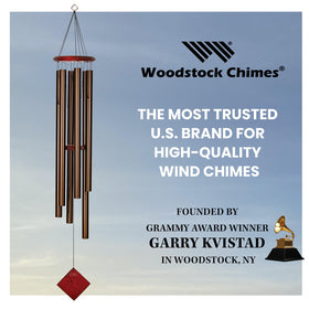 Woodstock Chimes Neptune wind chime enhances patio, garden, or porch decor