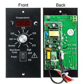 WOOPOWER digital thermostat board mounted on Traeger for reliable auto ignition