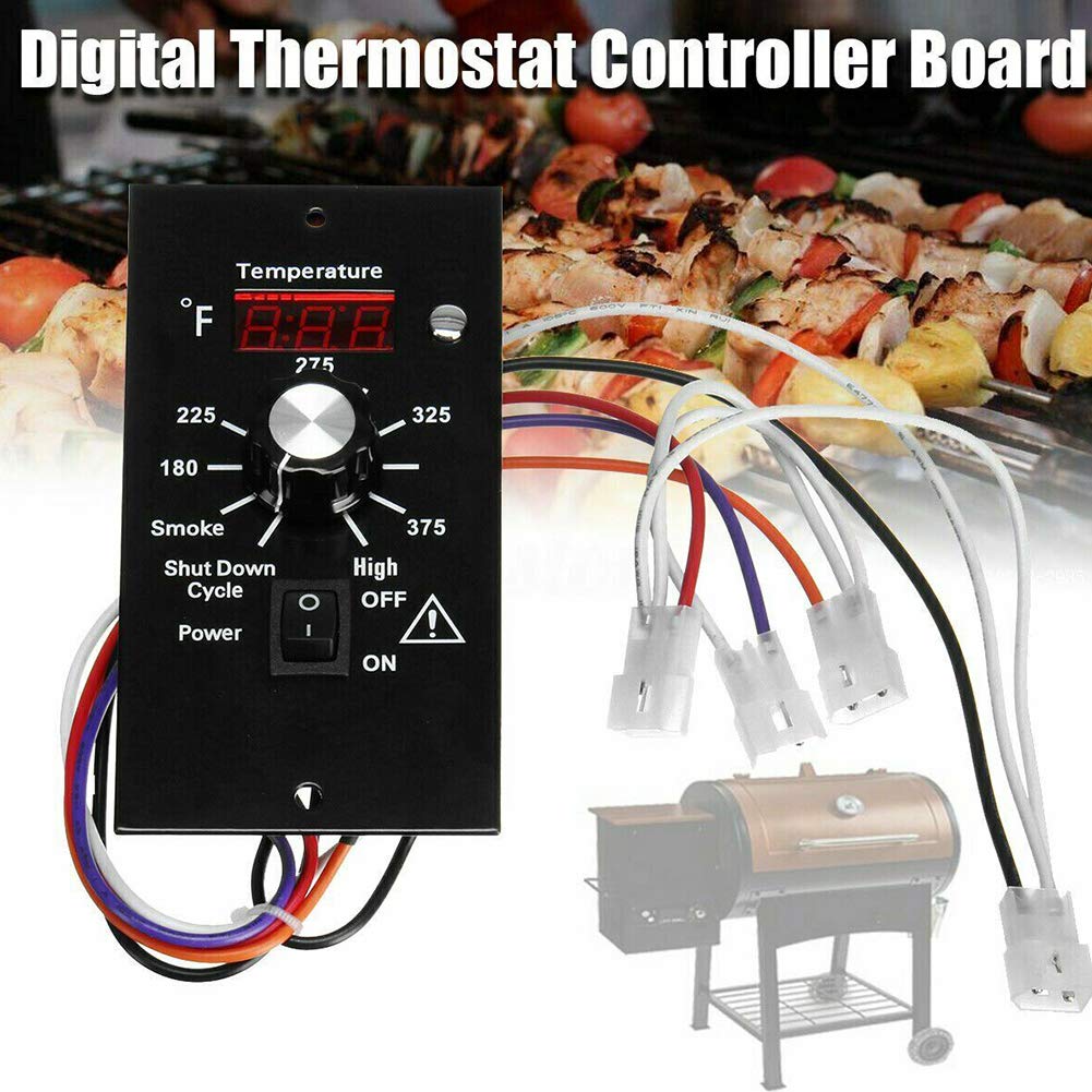 WOOPOWER digital thermostat board side control panel for precise heat adjustments